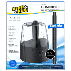 ReptiKing reptile fogger with 3.5L reservoir for stable terrarium humidity