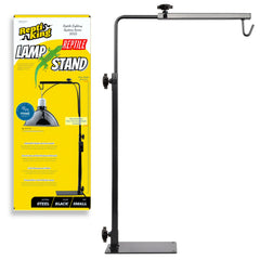 ReptiKing reptile lamp stand with stable base and fixture mount.
