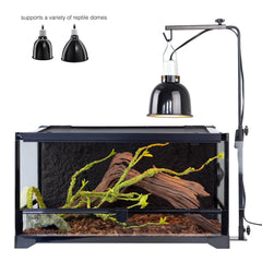 ReptiKing weighted base ensures stable placement in humid terrariums.