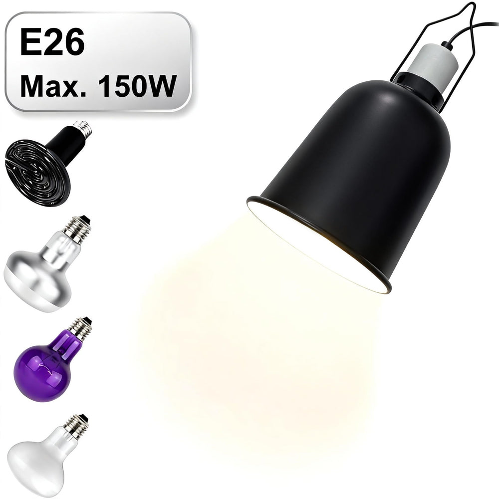 Reptilux compatible with UVA/UVB bulbs and ceramic heaters for flexible setups.