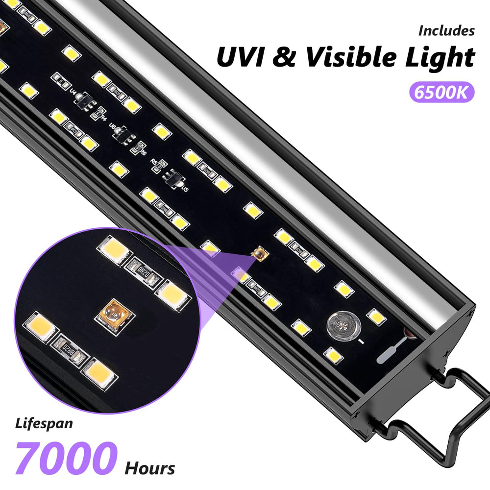 REPTITRIP aluminum UVB lamp with efficient heat dissipation