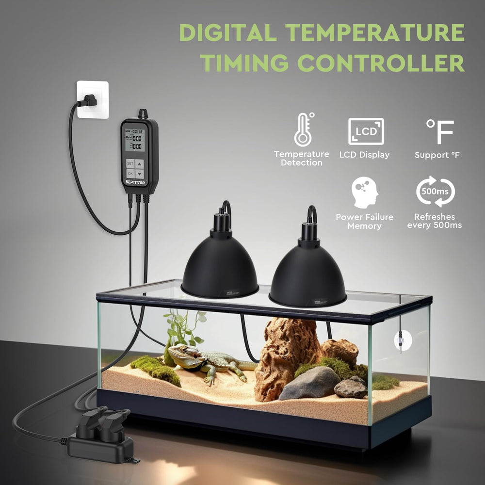 REPTITRIP day-night programs interface enabling day and night temperature scheduling