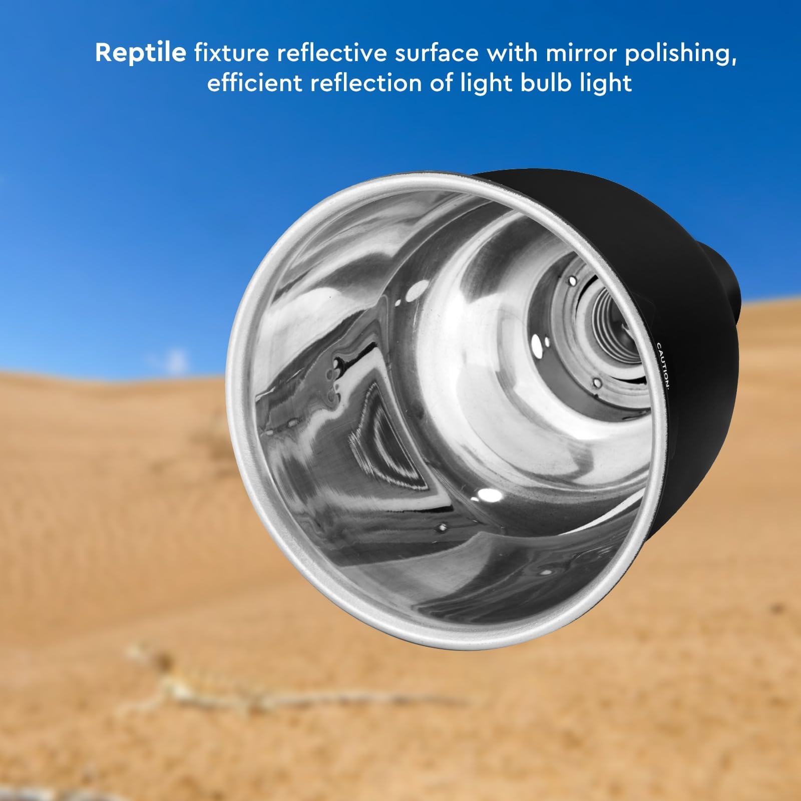 REPTITRIP heat dissipation holes prolong bulb life and reduce heat buildup
