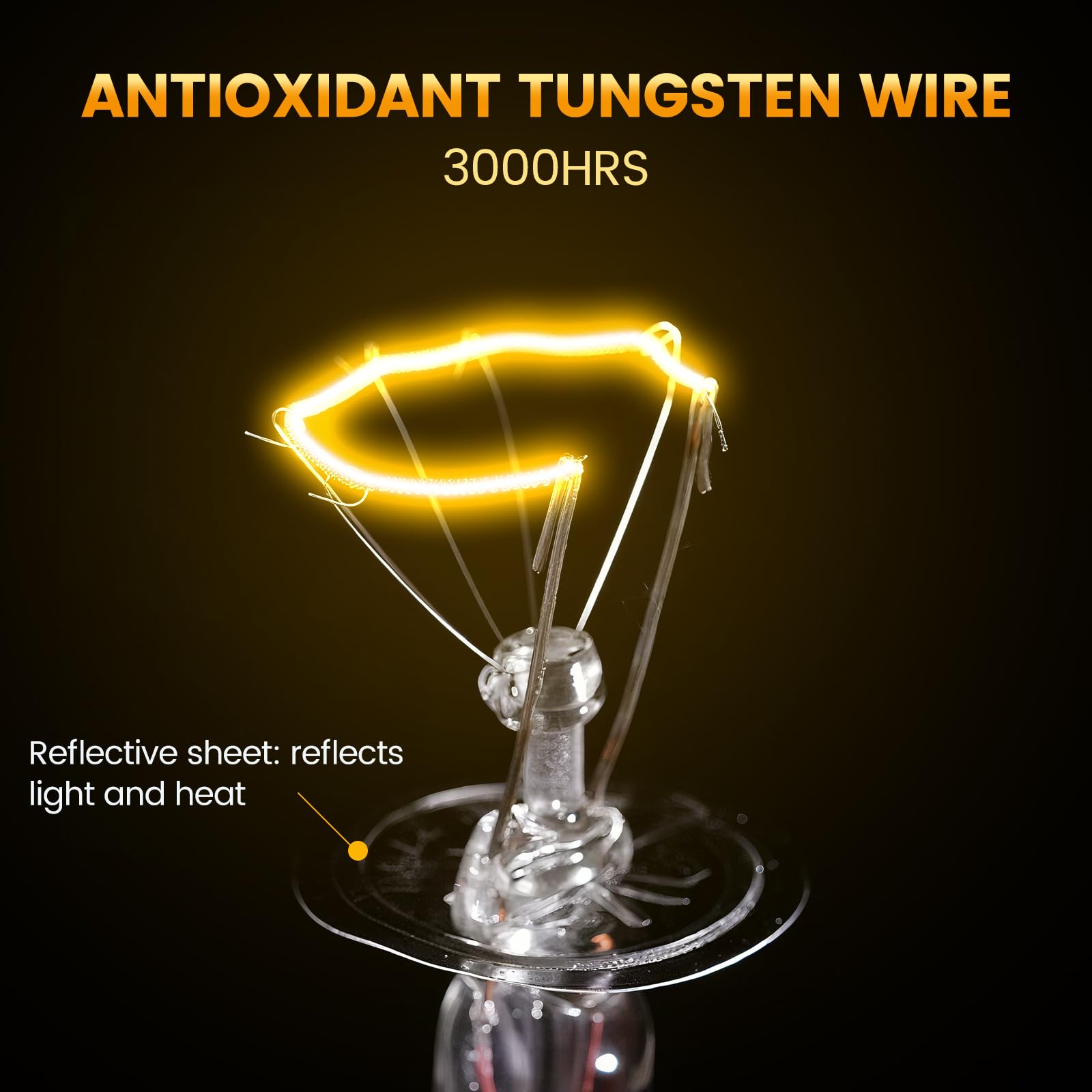 REPTITRIP polished interior reflector for efficient light distribution