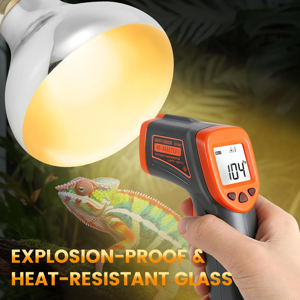 REPTITRIP quick heat dissipation design reduces bulb replacements