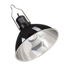 REPTI ZOO 8.5-inch reptile lamp fixture for glass terrariums with bright, even lighting.