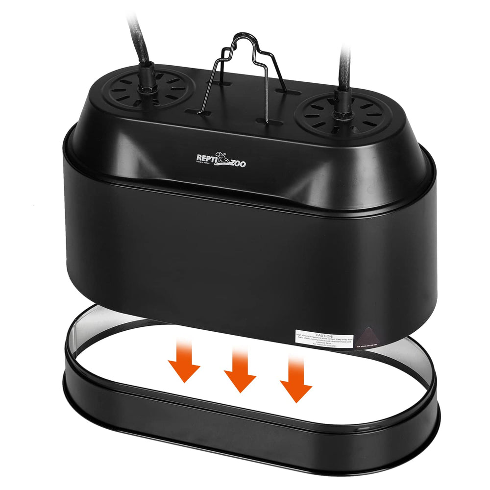 REPTI ZOO double layer connectable structure enables flexible terrarium setup.