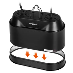 REPTI ZOO double layer connectable structure enables flexible terrarium setup.