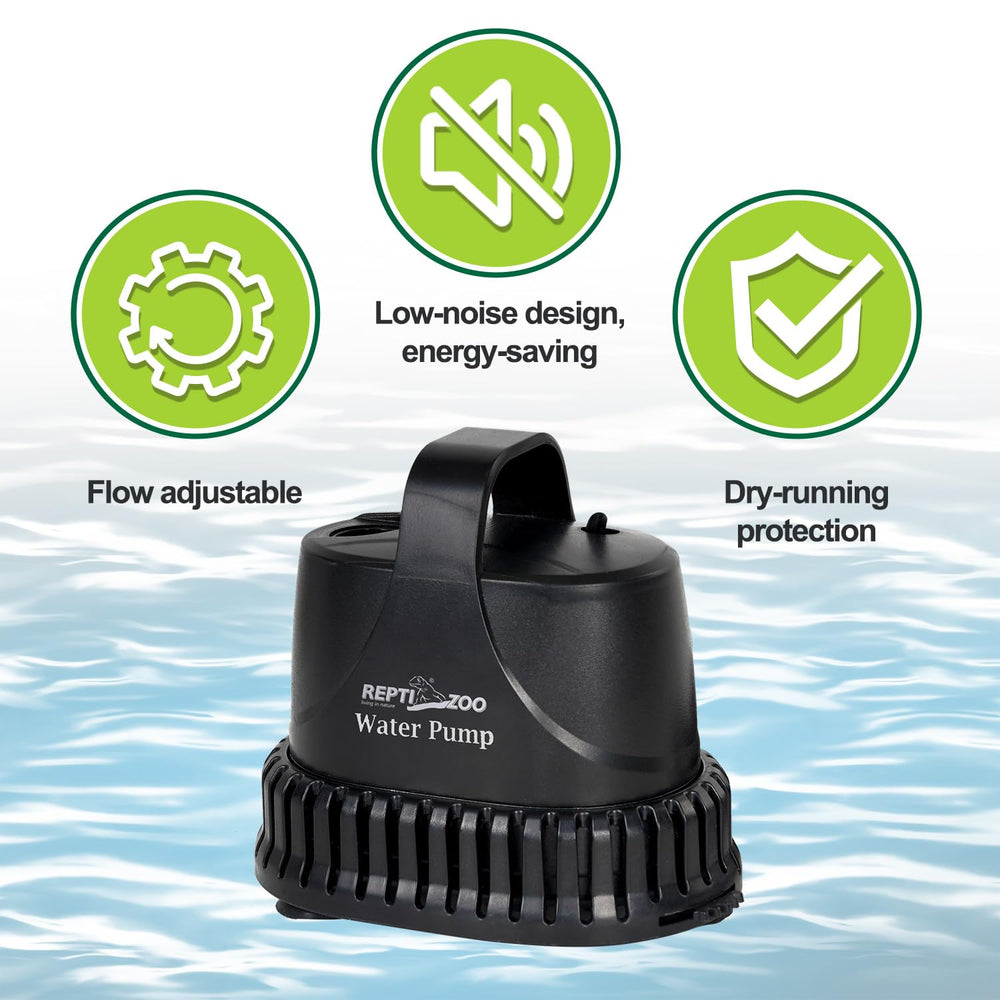 REPTIZOO Dry-running protection ensures safe operation when water is low