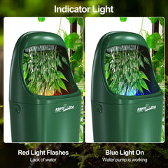 REPTIZOO dual filtration system visual on the dispenser