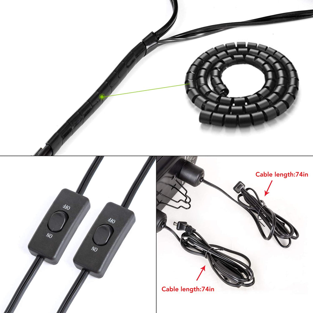 REPTI ZOO durable reptile illumination system for steady day-night cycles.