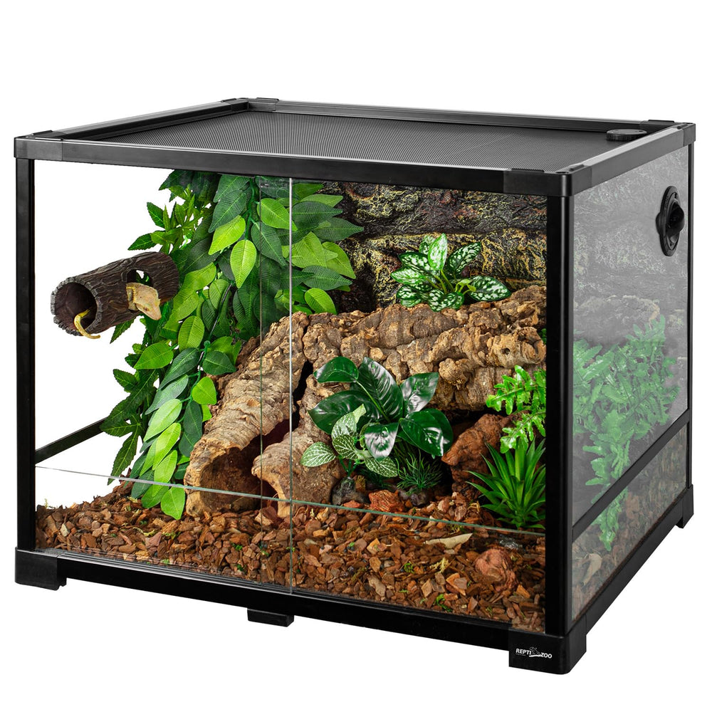 REPTIZOO easy-clean design simplifies maintenance of the hide cave