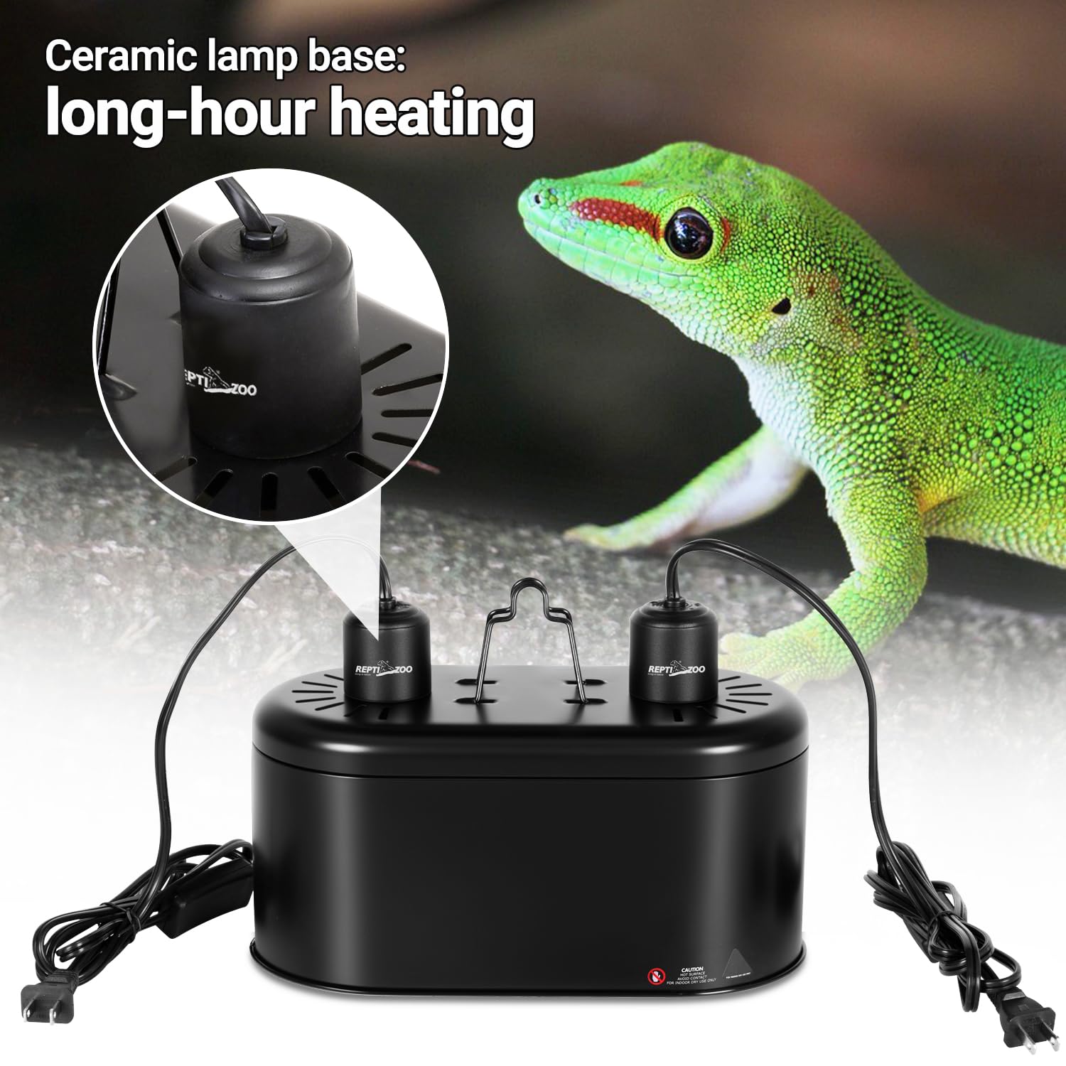 REPTI ZOO ETL-certified fixture emphasizes safety and reliability.