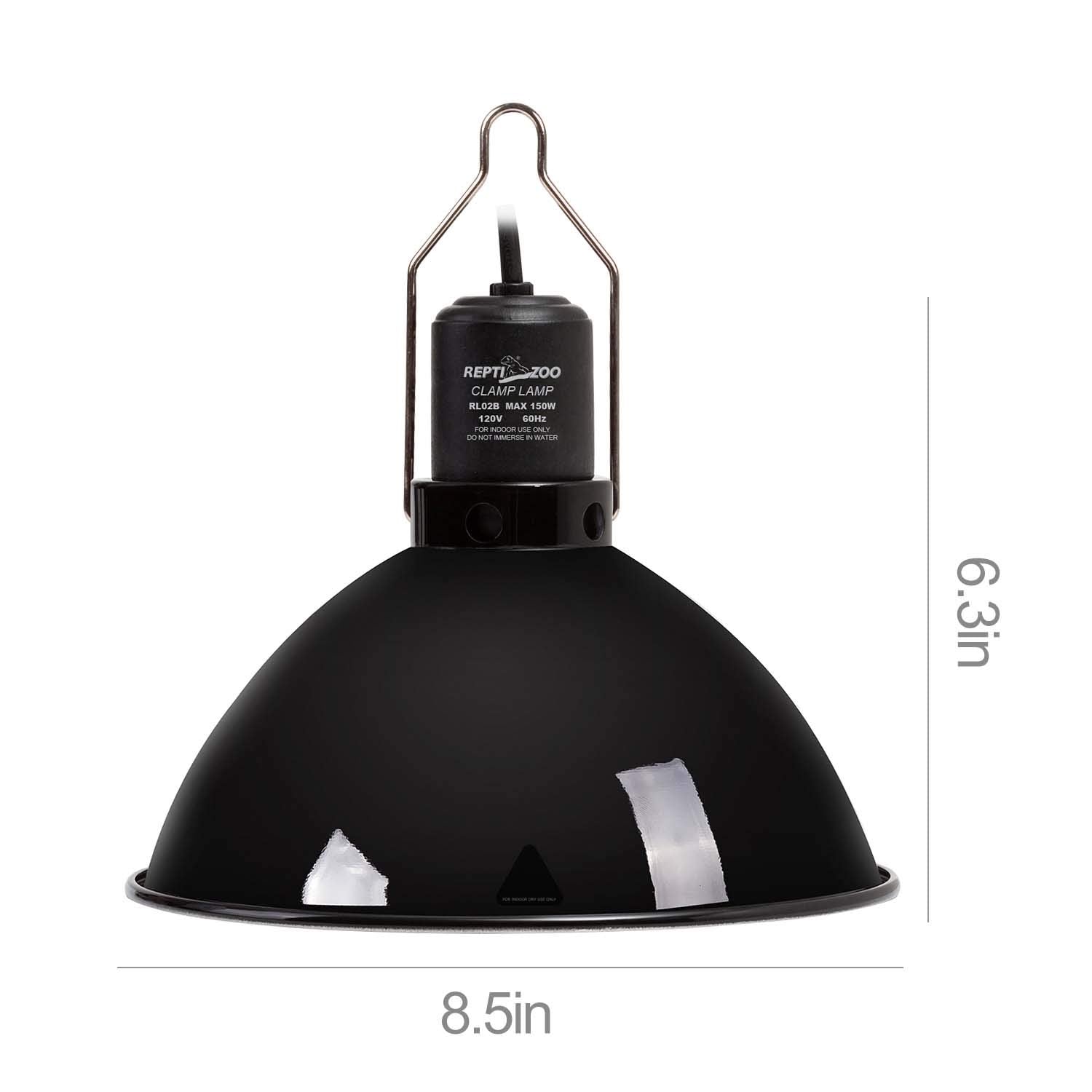 REPTI ZOO top ventilation holes aid heat dissipation for stable enclosure temperatures.