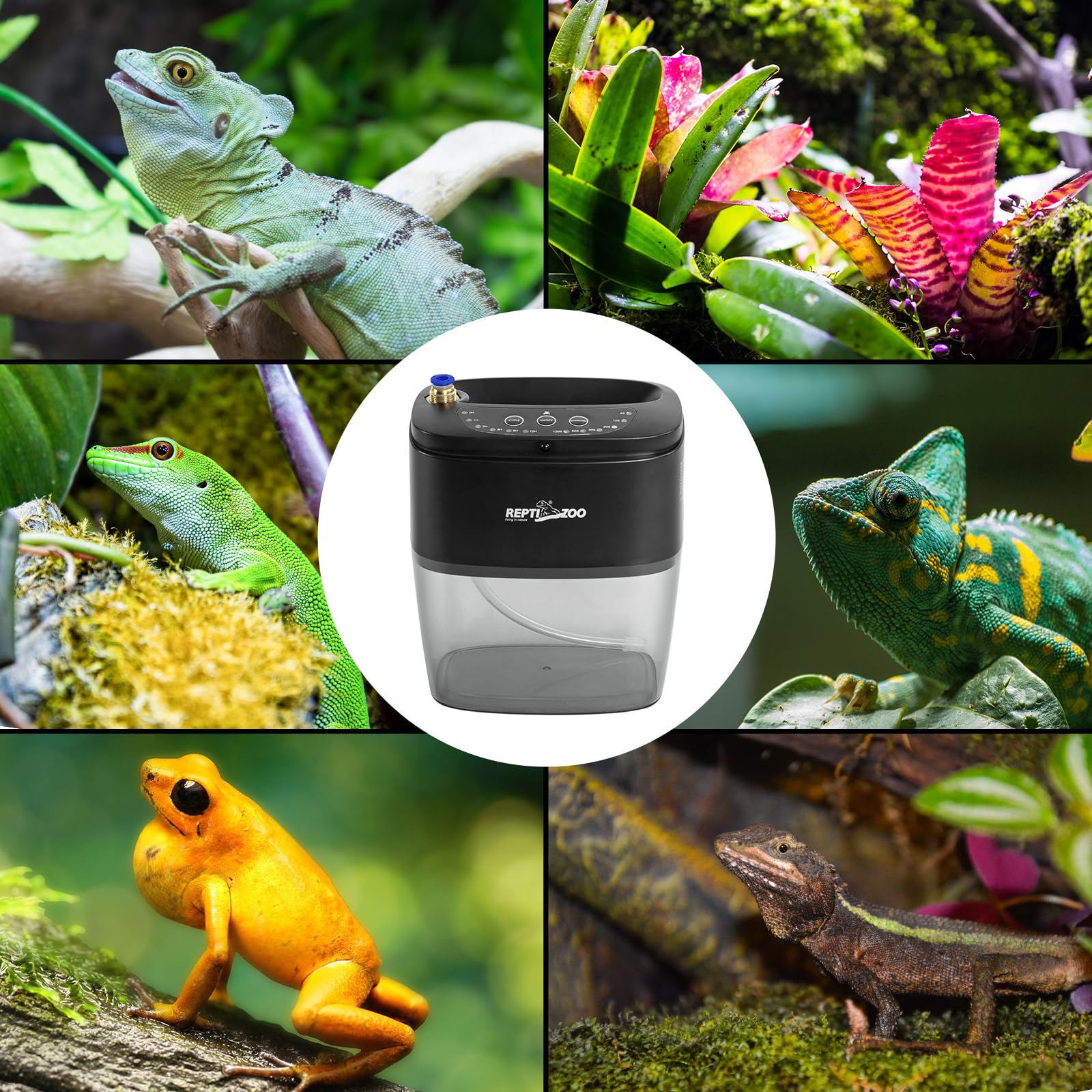 REPTI ZOO mister fogger compact and portable for easy refills