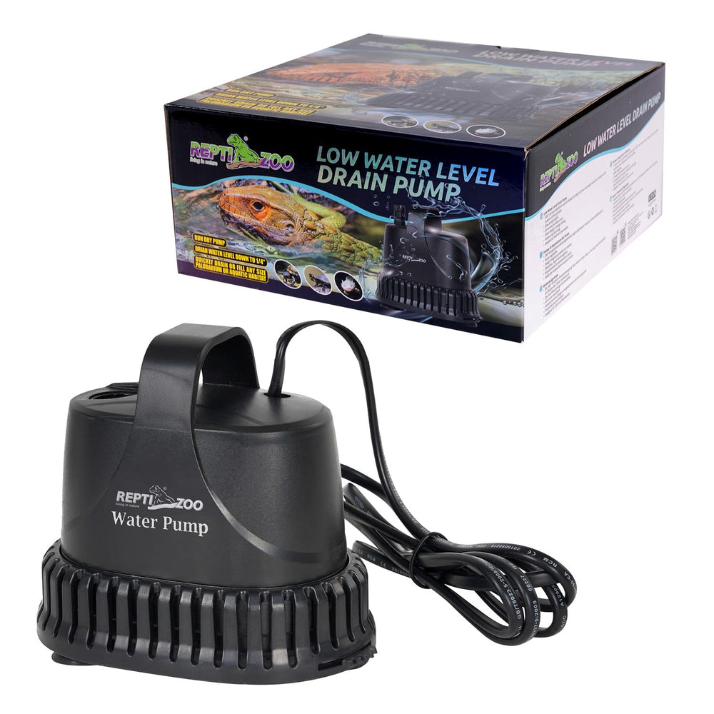 REPTIZOO Turtle-paludarium use for easy water changes and drainage reliability