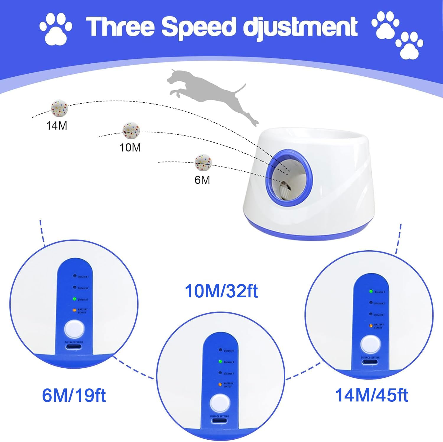 RERBIO launcher in action during a playful fetch session