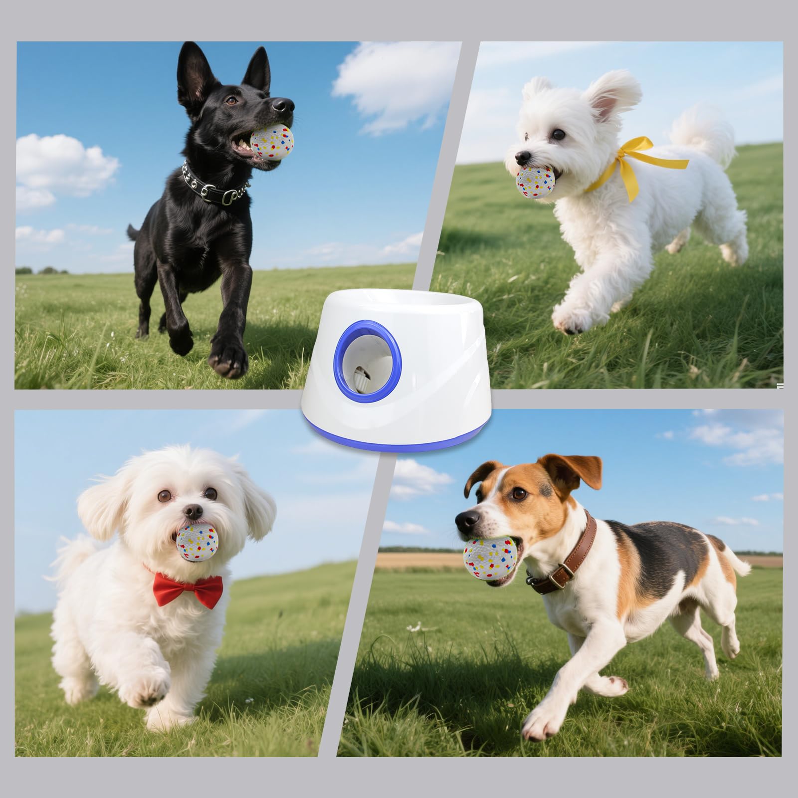 Indoor outdoor use of RERBIO launcher suitable for backyard or living room