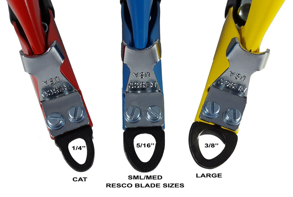 Resco Original Deluxe dog nail clippers with yellow handles emphasize durability