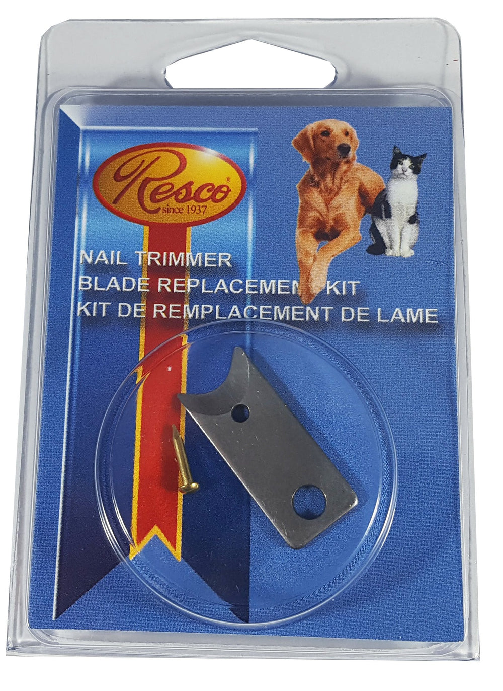 Resco Pet Nail Grooming Kit styptic powder included helps stop minor nicks during trims