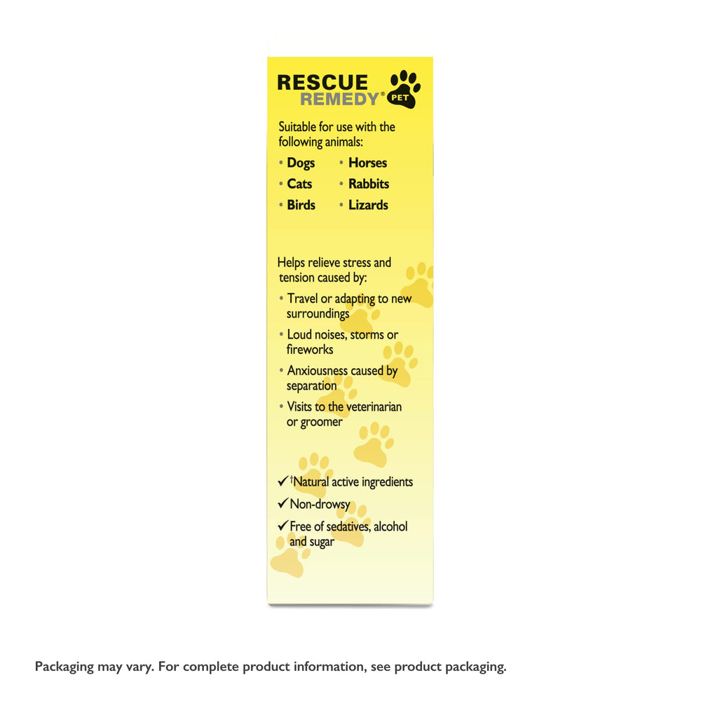RESCUE Remedy Pet Dropper made in the UK in a registered facility.