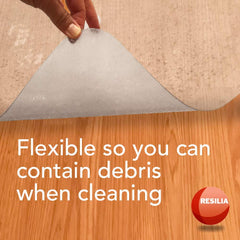 RESILIA Under Dog Crate Mat side view demonstrates durable, easy-clean surface.