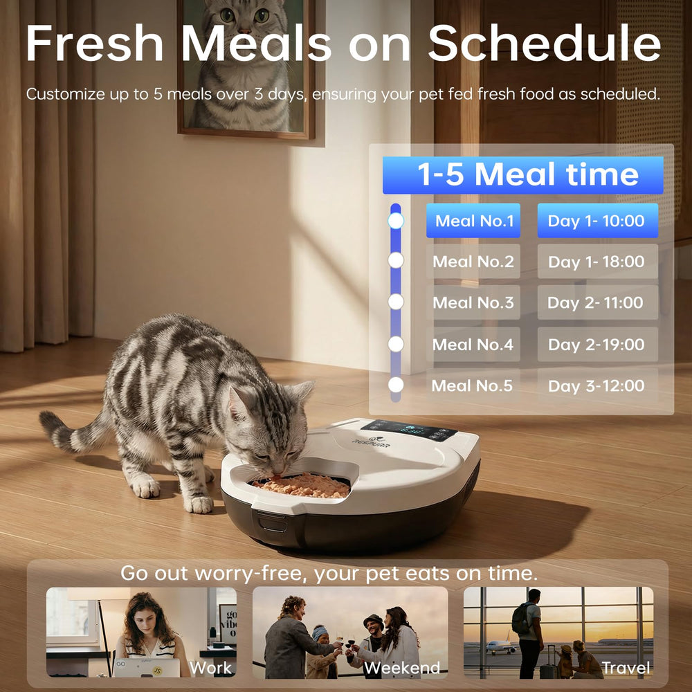 RESPURR pre-heating system bringing meals closer to room temperature.