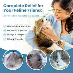 ResQ Organics Cat Paw Balm label close-up with product details