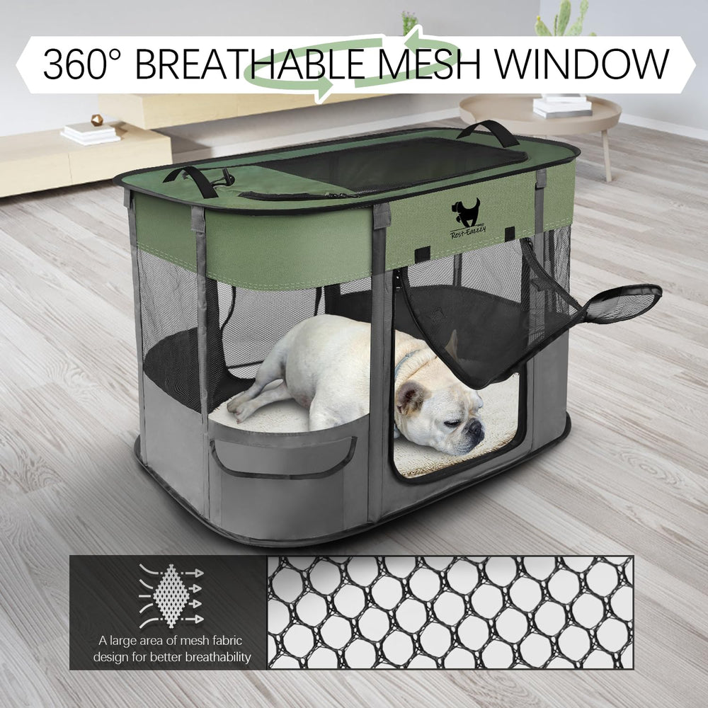 Rest-Eazzzy 360-degree mesh design promotes ventilation and comfort
