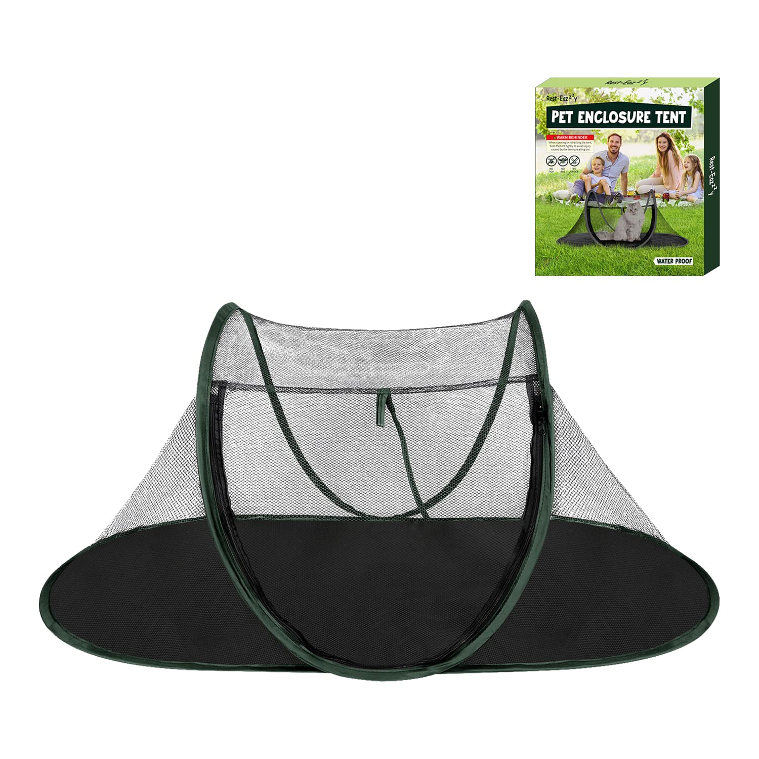 Rest-Eazzzy cat tent outdoor offers large space for multiple pets.
