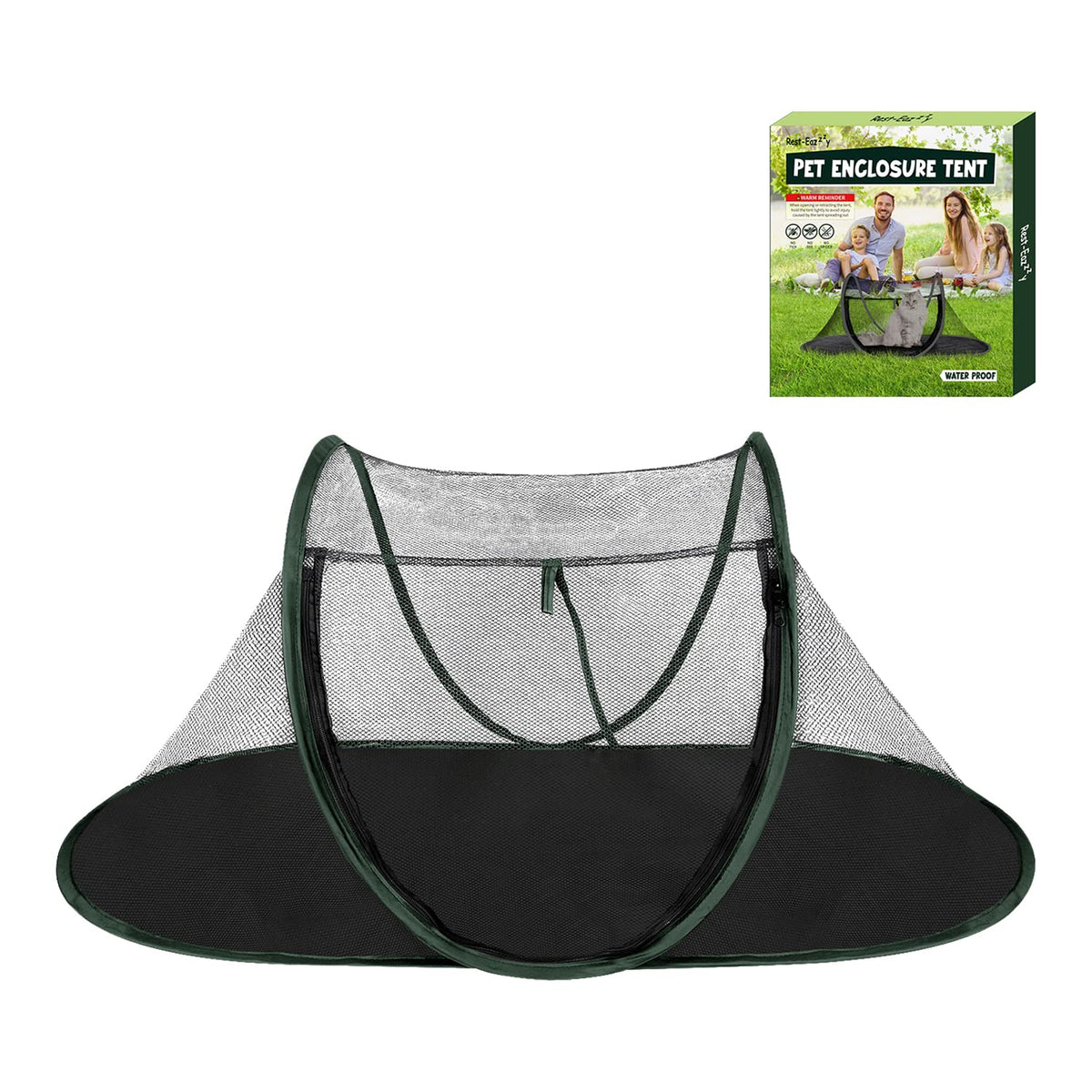 Rest-Eazzzy cat tent outdoor offers large space for multiple pets.