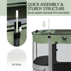 Rest-Eazzzy pet playpen interior view highlighting spacious room