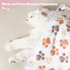 Retainbre pink blanket adds gentle, cozy cuddle moments for kittens.