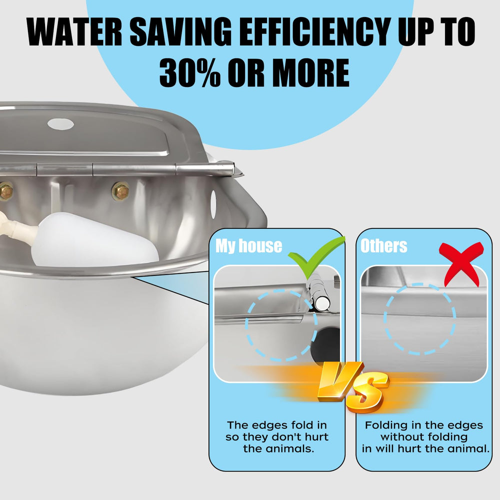 RETALPQ easy-install water dispenser fits farms and gardens for convenient setup