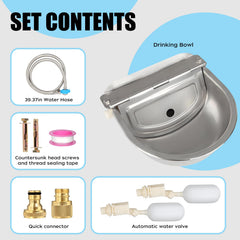 RETALPQ livestock waterer for horses and goats offers durable, rust-resistant performance