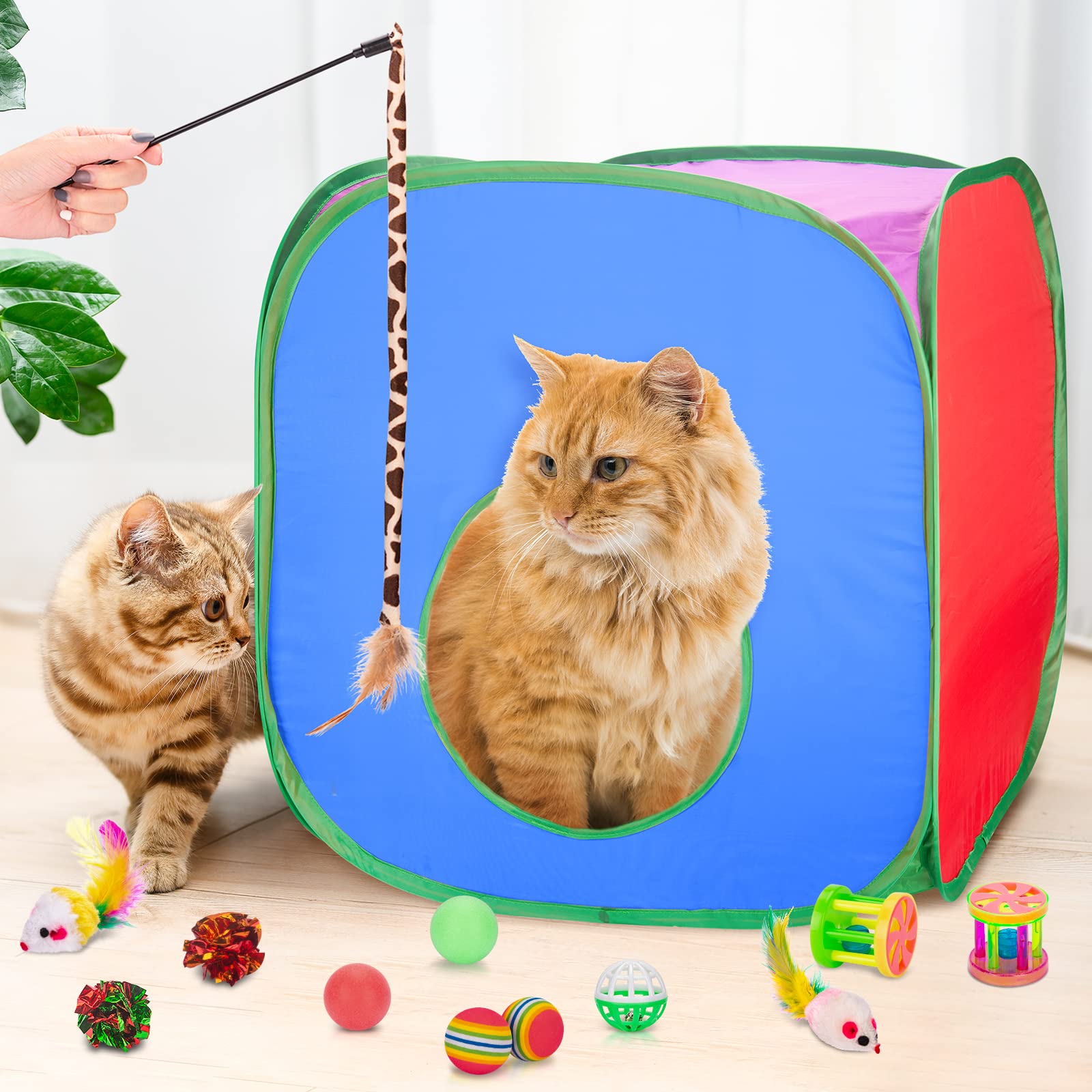 Retro Shaw cat crinkle balls deliver textured noise and rolling fun.