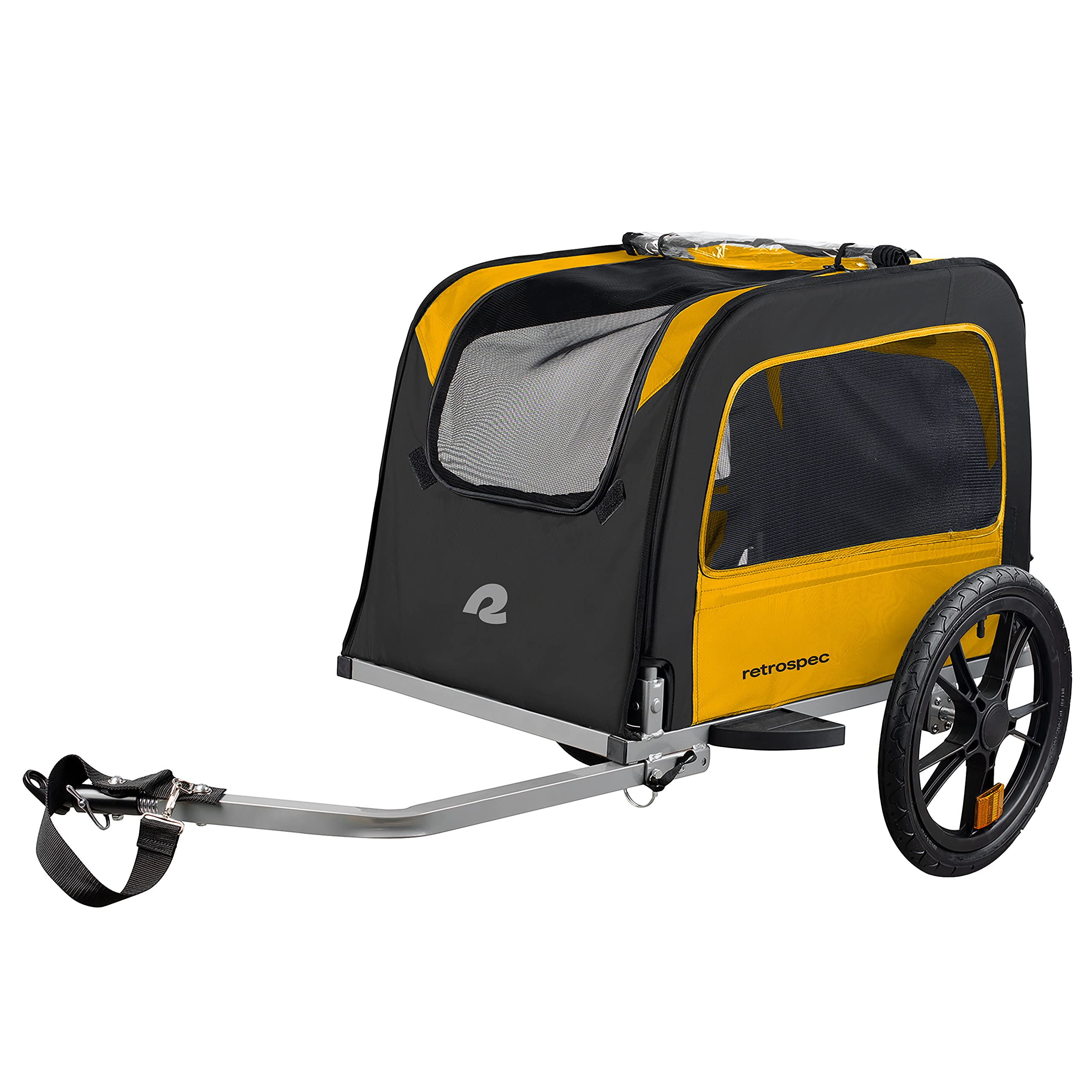 Retrospec Rover Hauler 16-inch wheels provide a smooth ride on varied terrain.