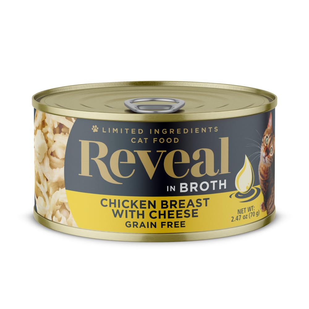 Reveal limited-ingredients label signaling grain-free, simple recipe for cats