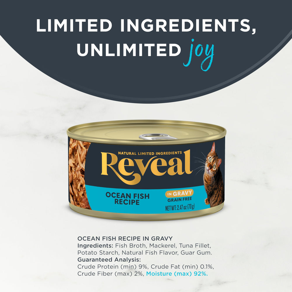 Reveal real protein first can showcases high-quality protein in gravy
