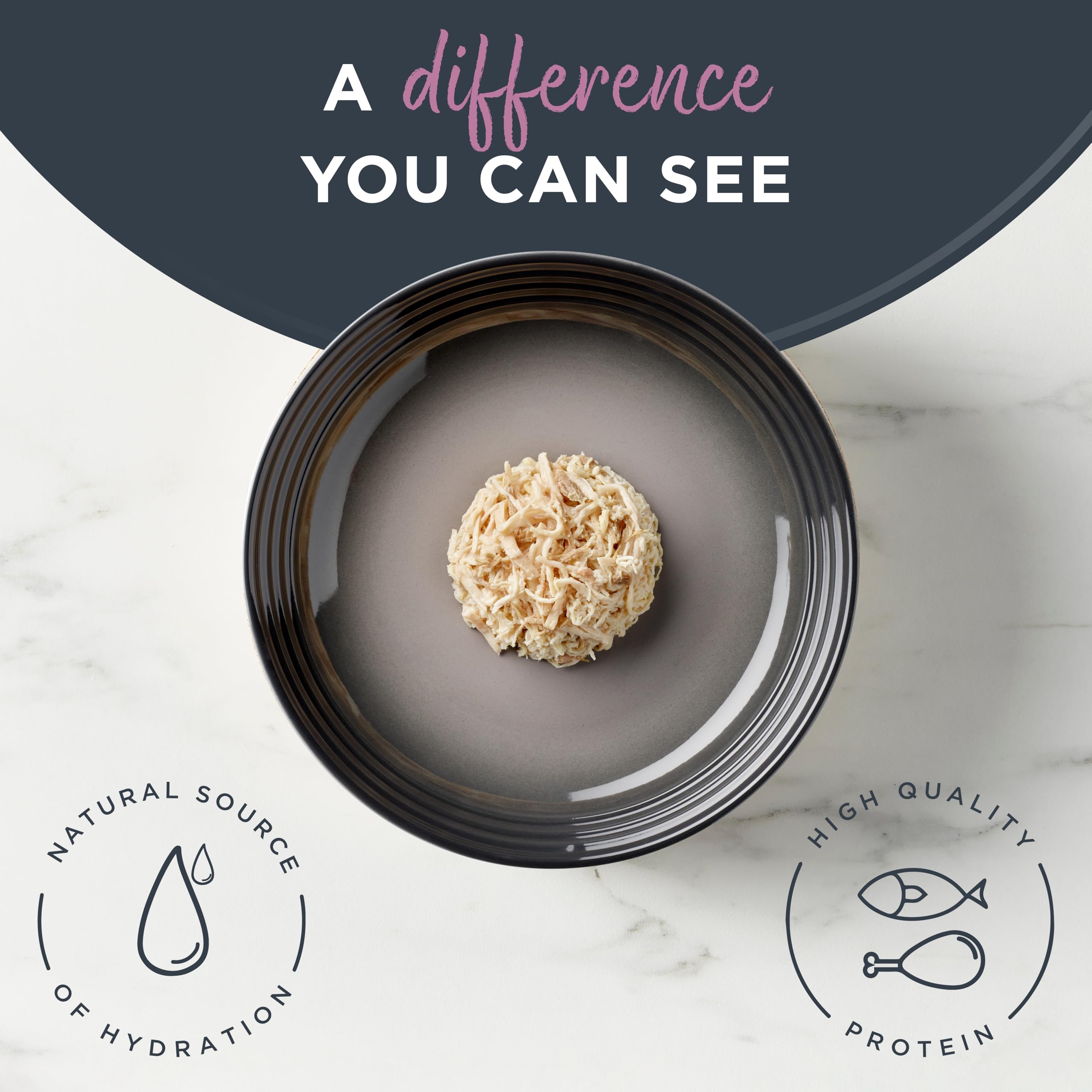 Reveal Natural Wet Cat Food ingredients label emphasizes limited ingredients for predictable meals.