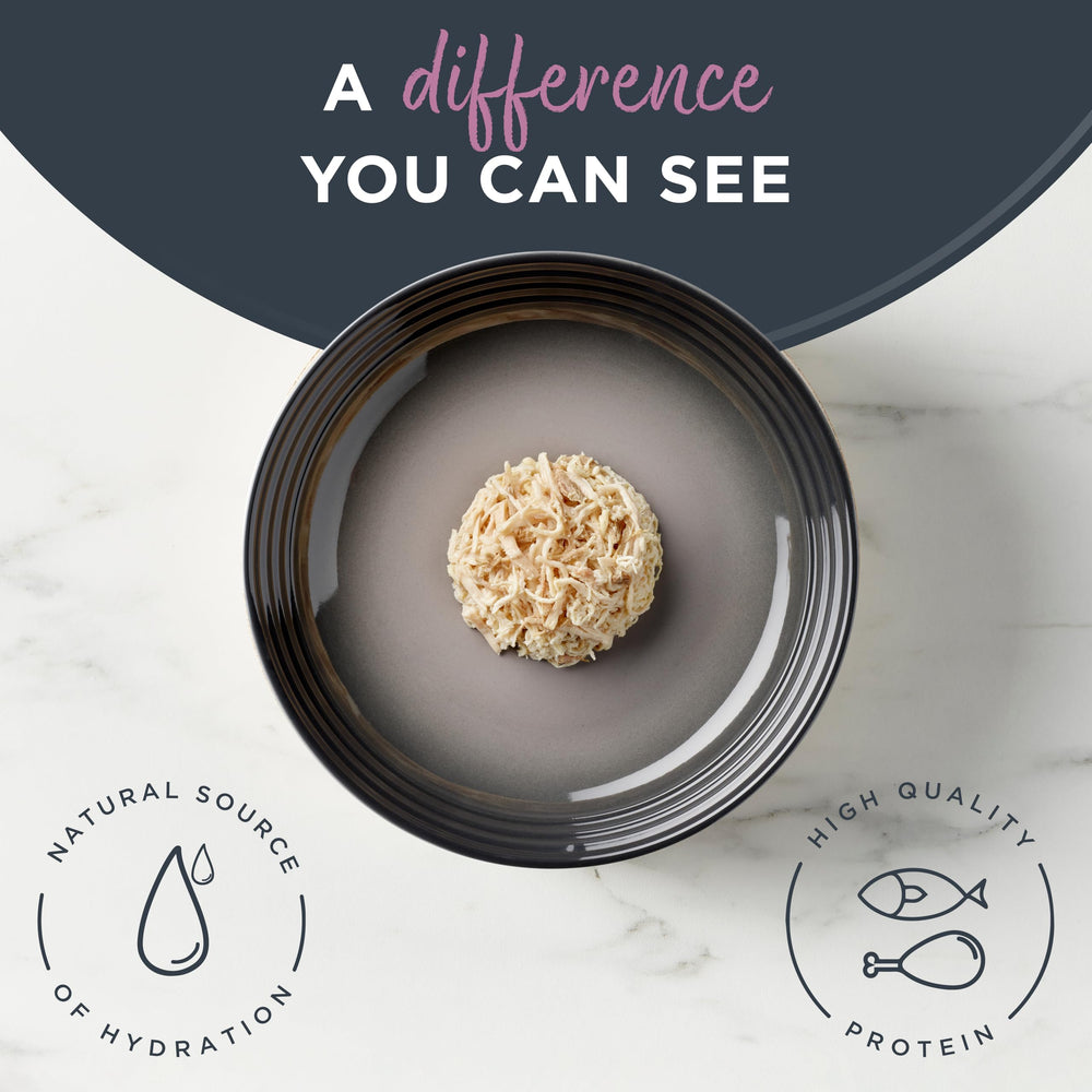 Reveal Natural Wet Cat Food ingredients label emphasizes limited ingredients for predictable meals.
