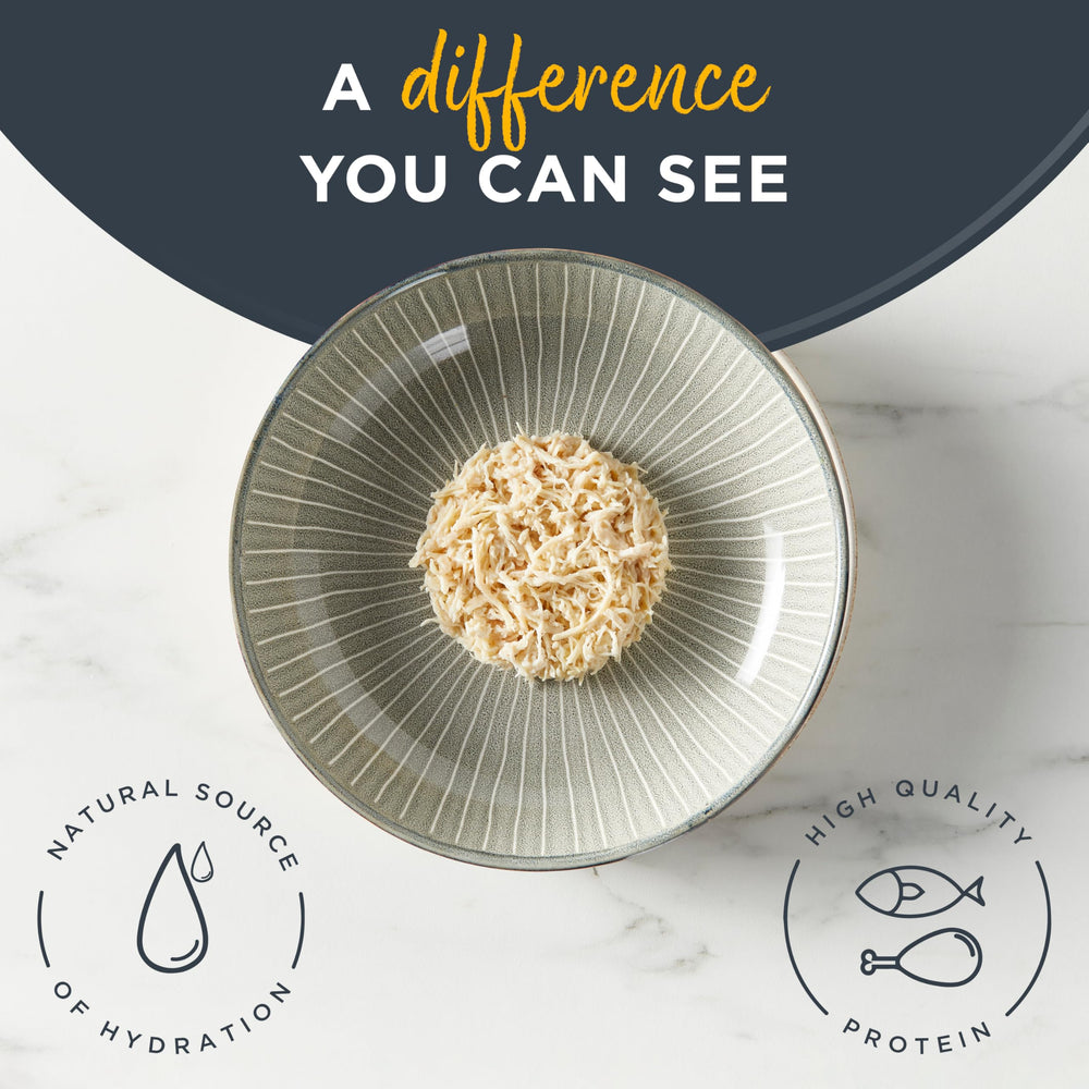 Reveal wet cat food can front label shows limited ingredients and natural quality.