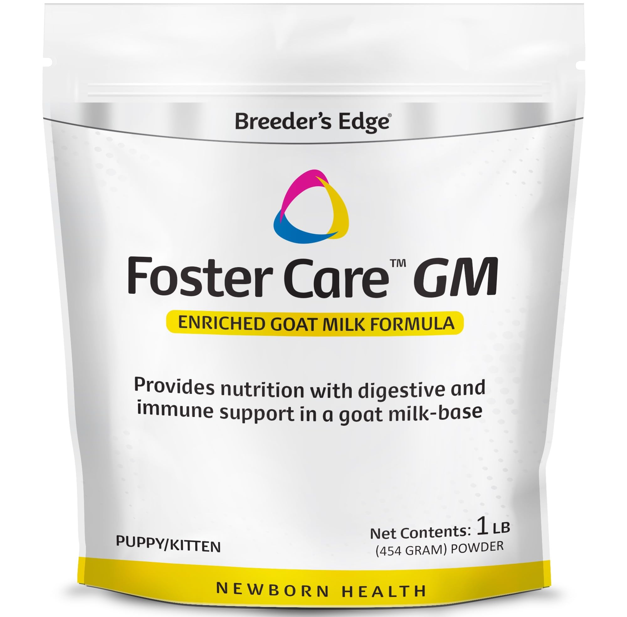 Revival Breeder's Edge Foster Care goat milk bottle supports easy feeding for young pets.