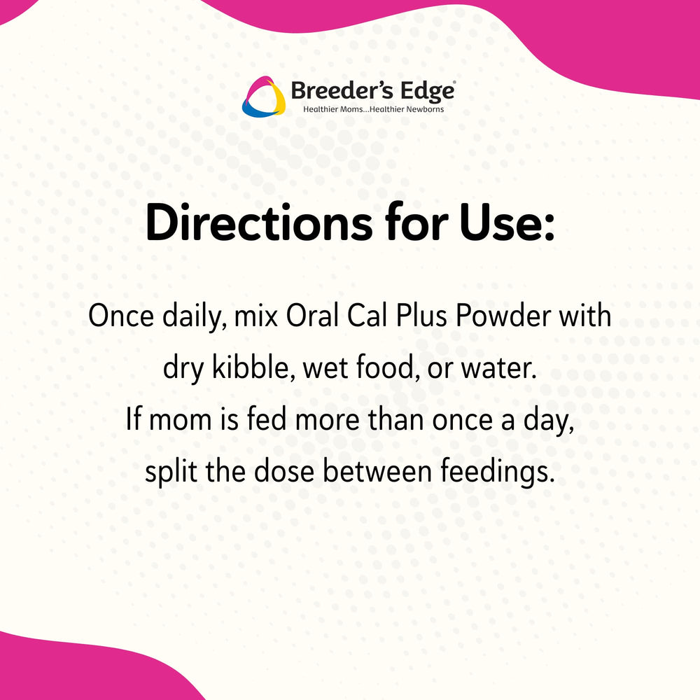 Easy-to-mix Cal Plus powder dissolving into food or liquid