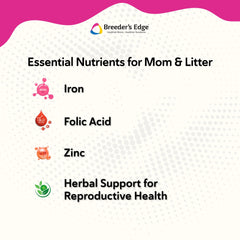 Oxy Mate iron, folic acid, and zinc blend highlighted on packaging.