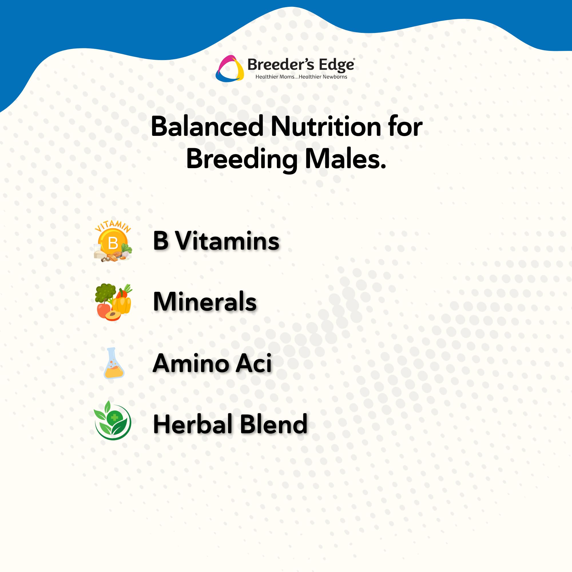 Revival Breeder Edge Oxy Stud ingredients panel lists key nutrients