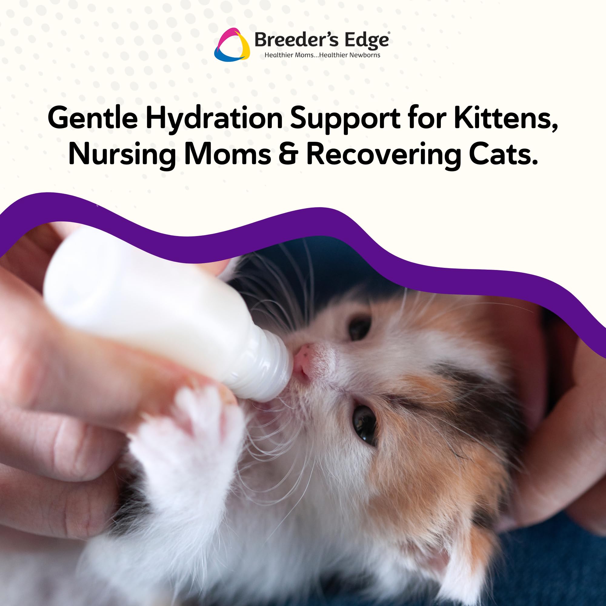 Breeder’s Edge Kitten Lyte for cats only promotes feline health.