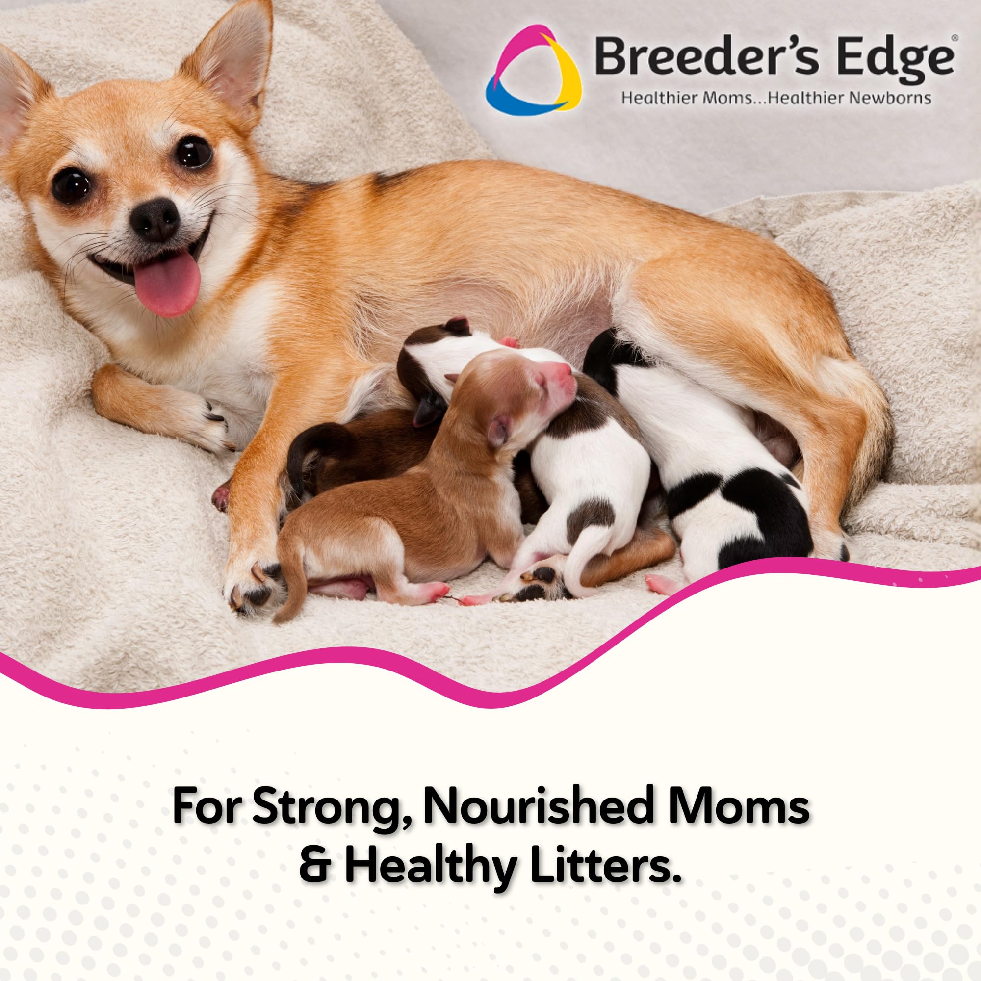 Breeder's Edge Oxy Momma labels detail ingredients including fenugreek and milk thistle