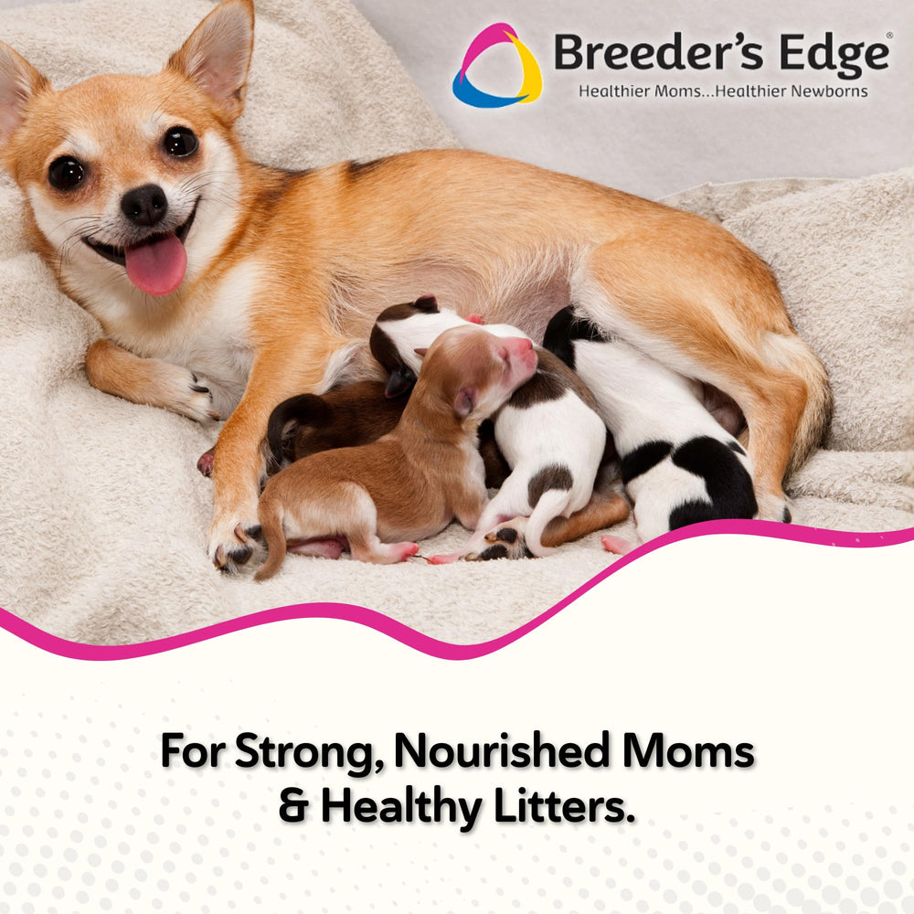 Breeder's Edge Oxy Momma labels detail ingredients including fenugreek and milk thistle