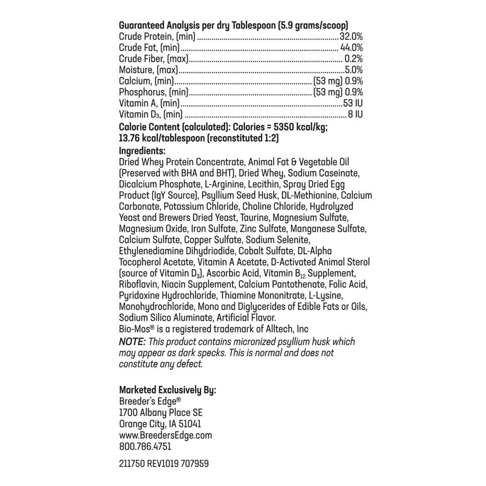 IgY component in Revival Foster Care Feline supporting immune function in cats.